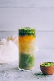 Ice matcha peach