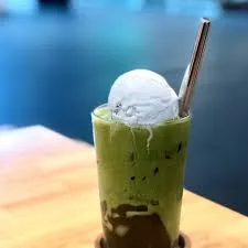 Ice matcha icecream