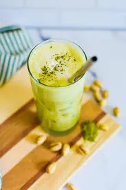Ice matcha pistachio